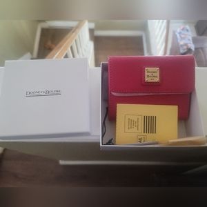 Dooney and Bourke Pebble Grain Small Flap Wallet